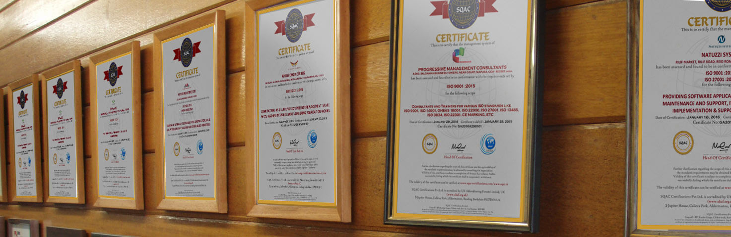 ISO Certificates